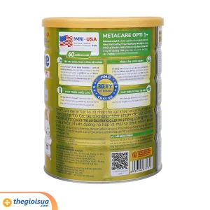 Sữa bột Metacare Opti 1+ 850g cho bé 1-2 tuổi (Vàng)