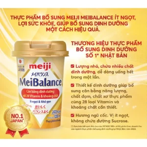 Thực phẩm bổ sung Meiji MeiBalance 125ml