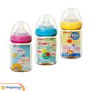 Bình sữa Pigeon PPSU Plus 160ml (hàng nội địa Nhật) cổ rộng