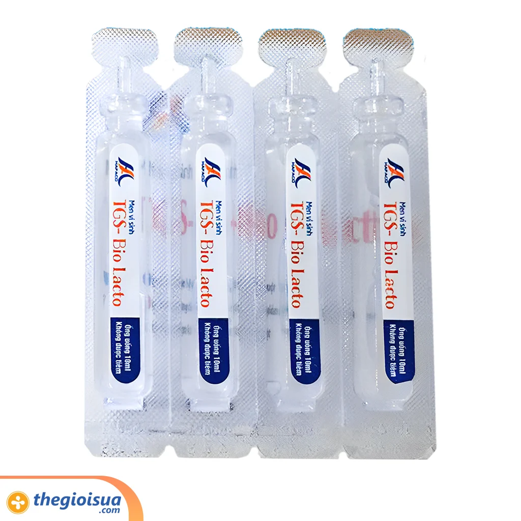 Men vi sinh TGS – Bio Lacto (Hộp 20 ống)