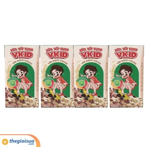 Sữa yến mạch Việt ngũ cốc Kid ca cao 110ml