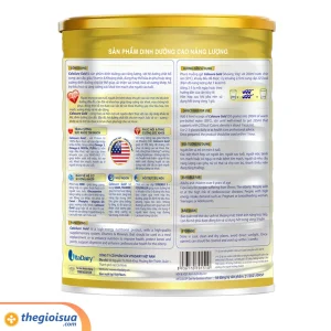 Sữa bột Calosure Gold ít đường 900g