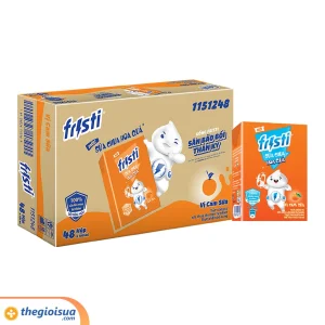 Sữa chua uống lên men tự nhiên cam Fristi 100ml