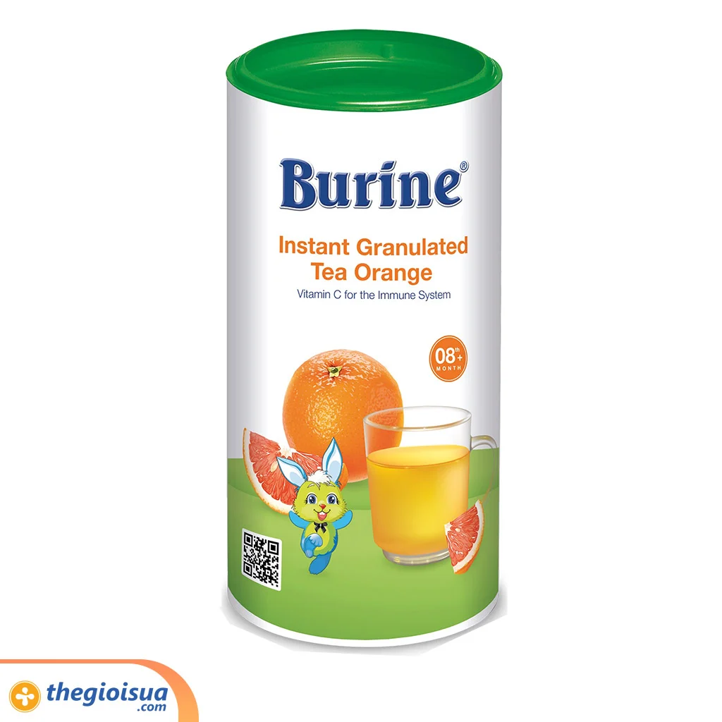 Trà cốm hoa quả Burine cam Nam Mỹ 200g