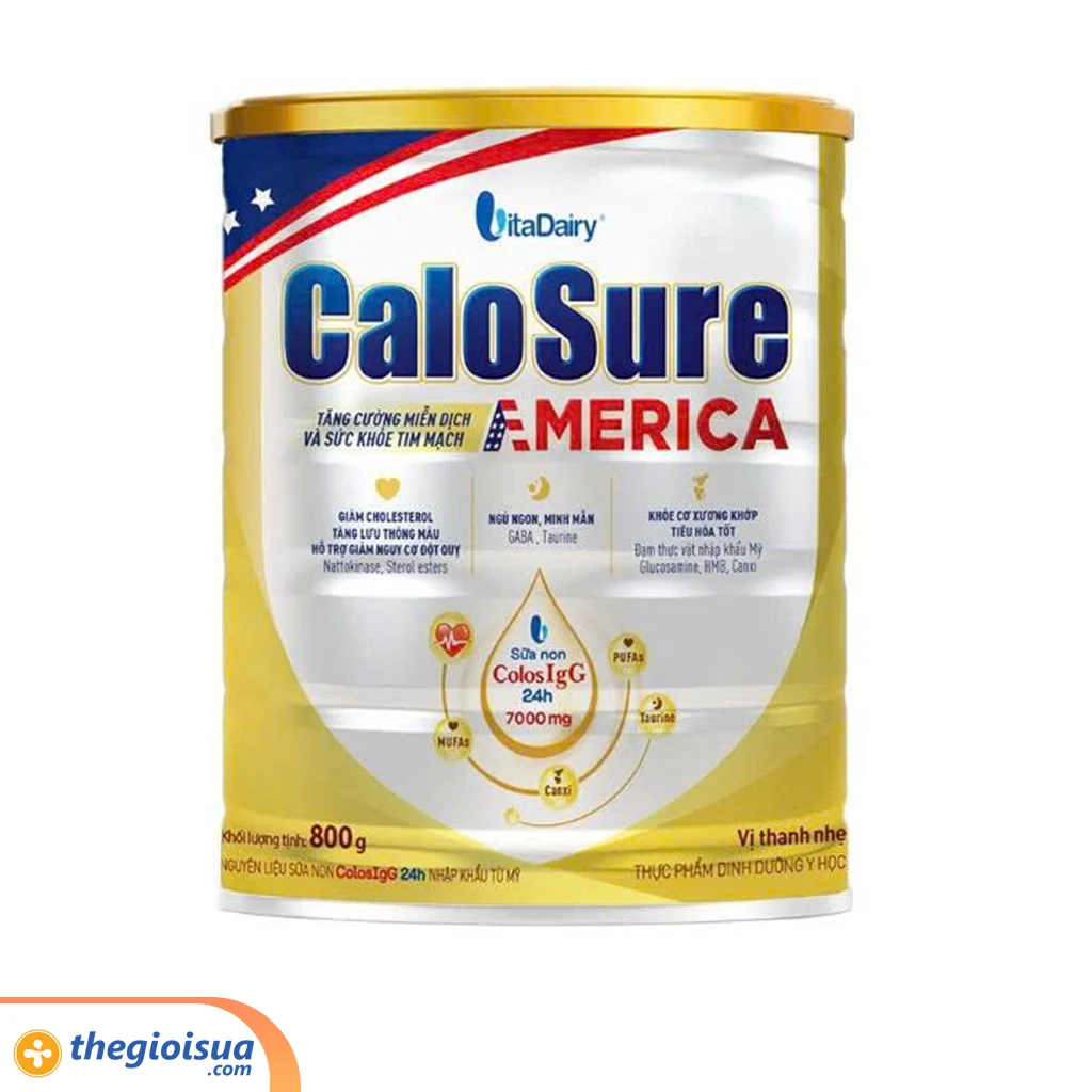 Sữa bột CaloSure America 800g (Vị thanh nhẹ)