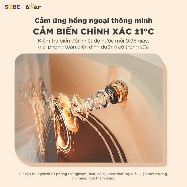 Máy đun nước hâm sữa Bear WW-4H12M