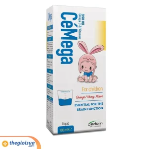 CéMega Syrup 100ml - Thực phẩm bổ sung tăng cường sức khoẻ não bộ trẻ em