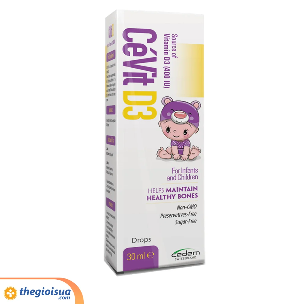 MUA 1 TẶNG 1 - CéVit D3 Drops 30ml