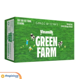 Sữa tươi tiệt trùng có đường Vinamilk Green Farm 180ml