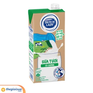 Sữa tươi tiệt trùng Dutch Lady có đường 965ml