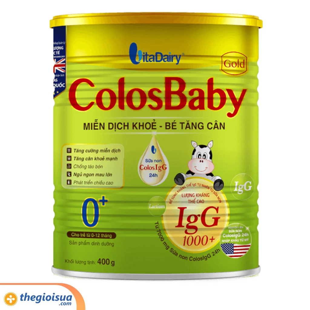 Sữa bột Colos Baby Gold 0+ 400g