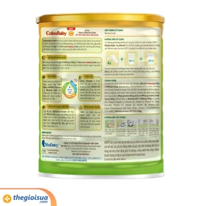 Sữa bột dinh dưỡng Colos Baby Gold 2+ 800g