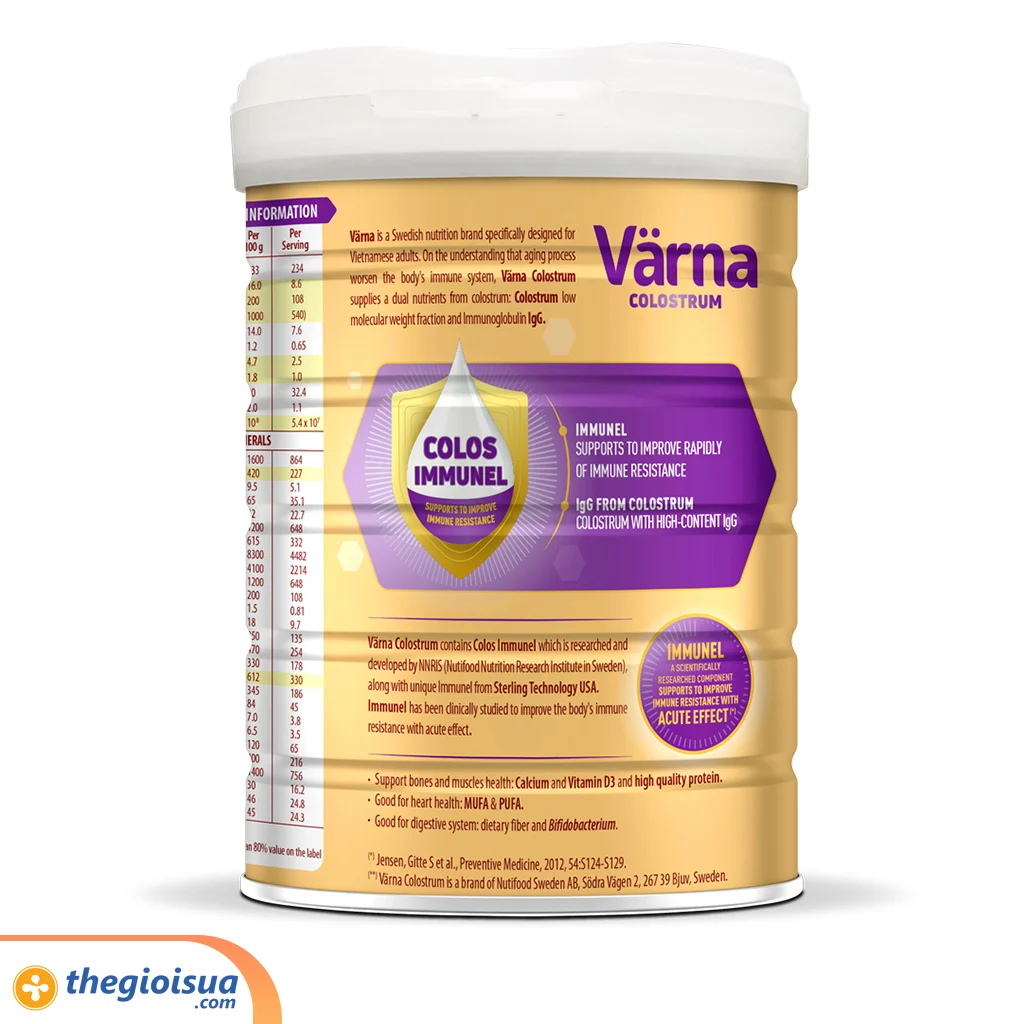 Sữa Bột Dinh Dưỡng VARNA COLOSTRUM 850g