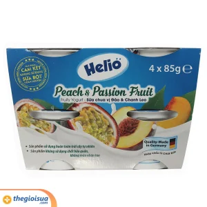 Sữa chua hoa quả Helio vị đào chanh leo 85g