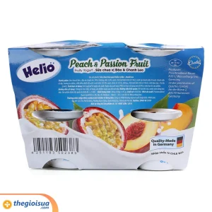 Sữa chua hoa quả Helio vị đào chanh leo 100g