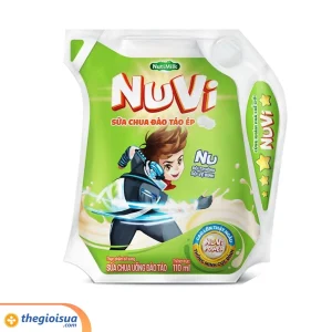 Sữa chua uống NuVi Power Đào táo túi 110ml