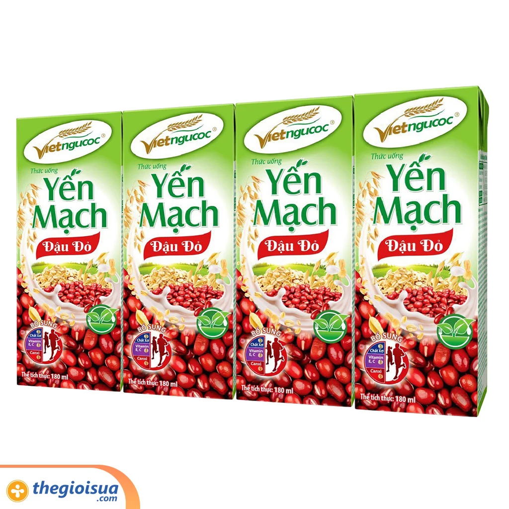 Thức uống yến mạch đậu đỏ 180 ml