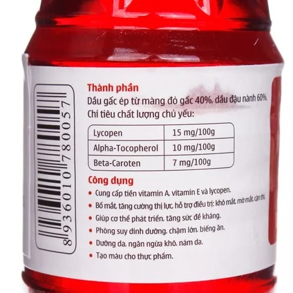 Dầu gấc G8 Việt Nam