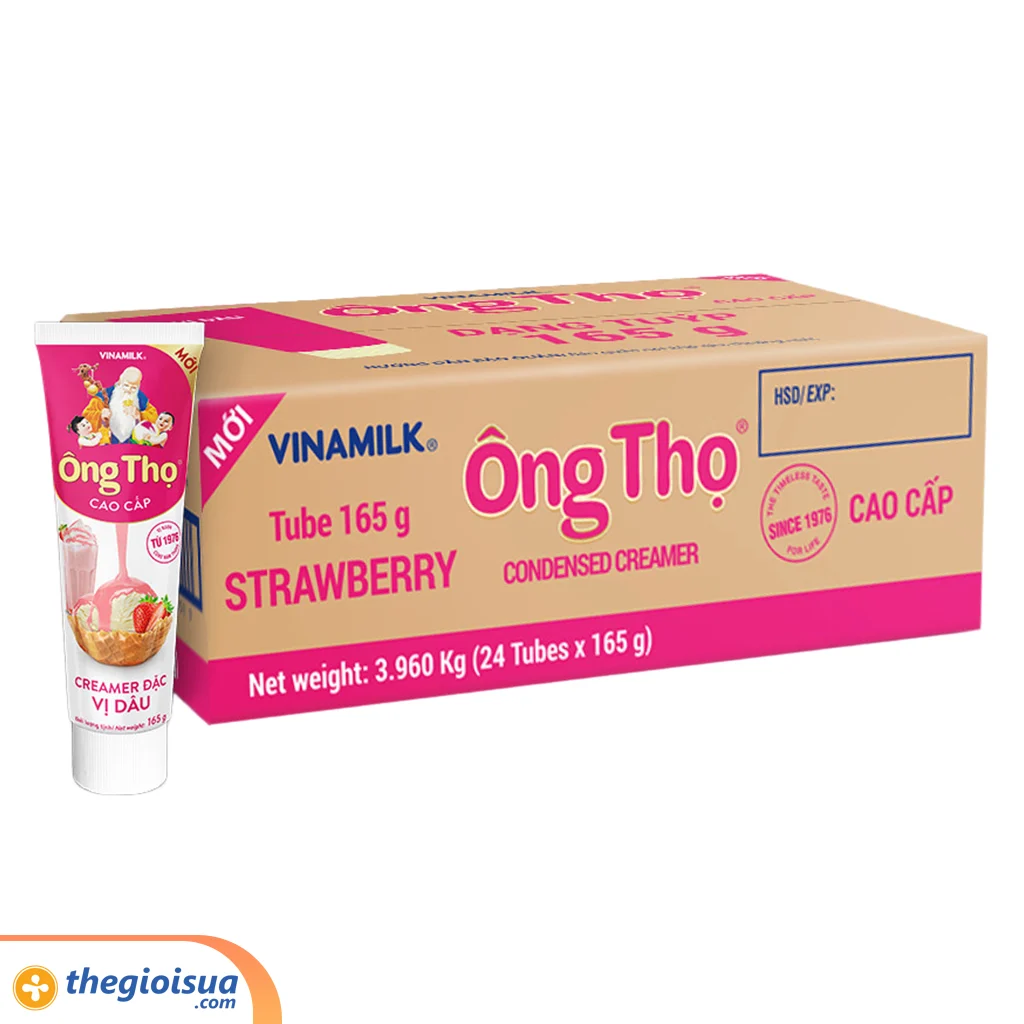 Creamer đặc Ông Thọ vị dâu tuýp 165g