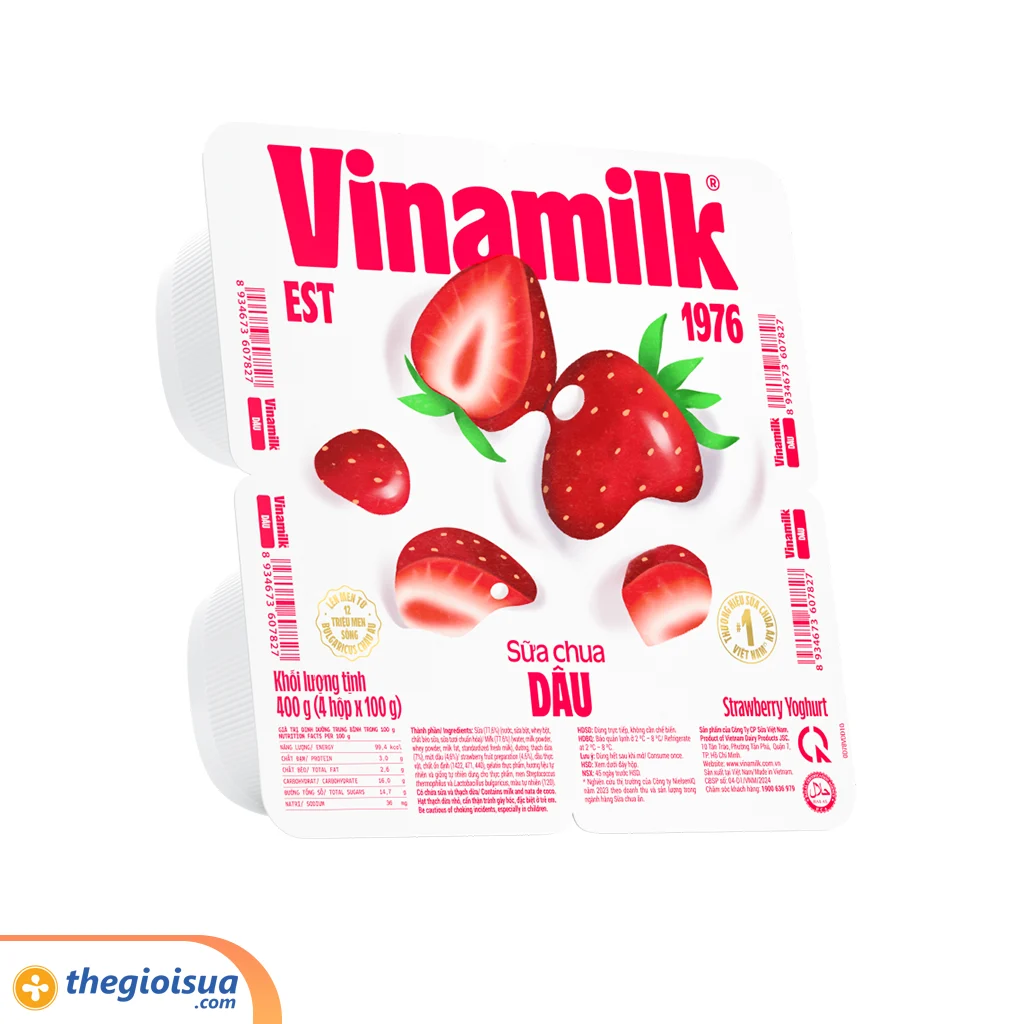 Sữa chua Vinamilk Dâu 100g