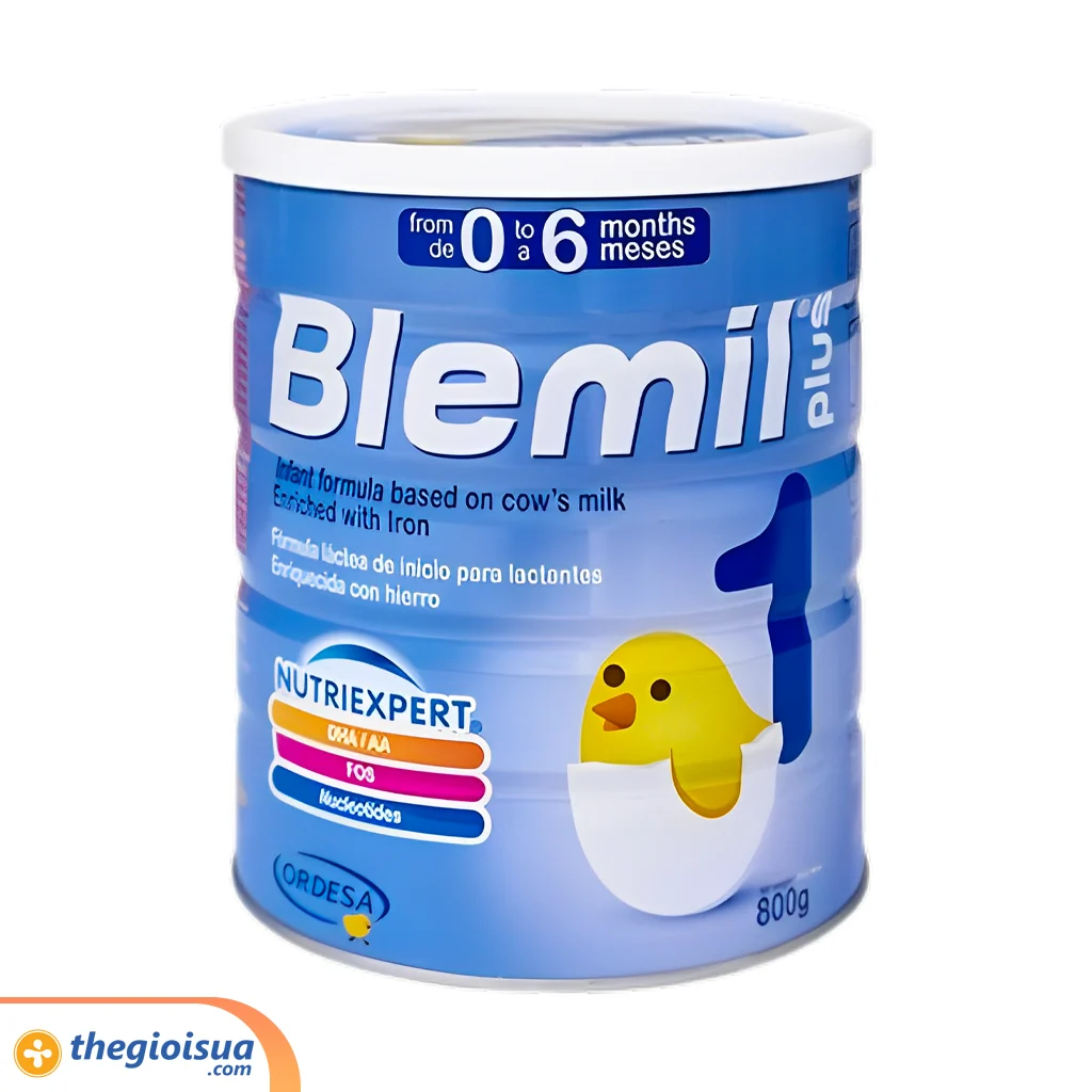 Sữa bột Blemil Plus 1 800g cho bé 0-6 tháng