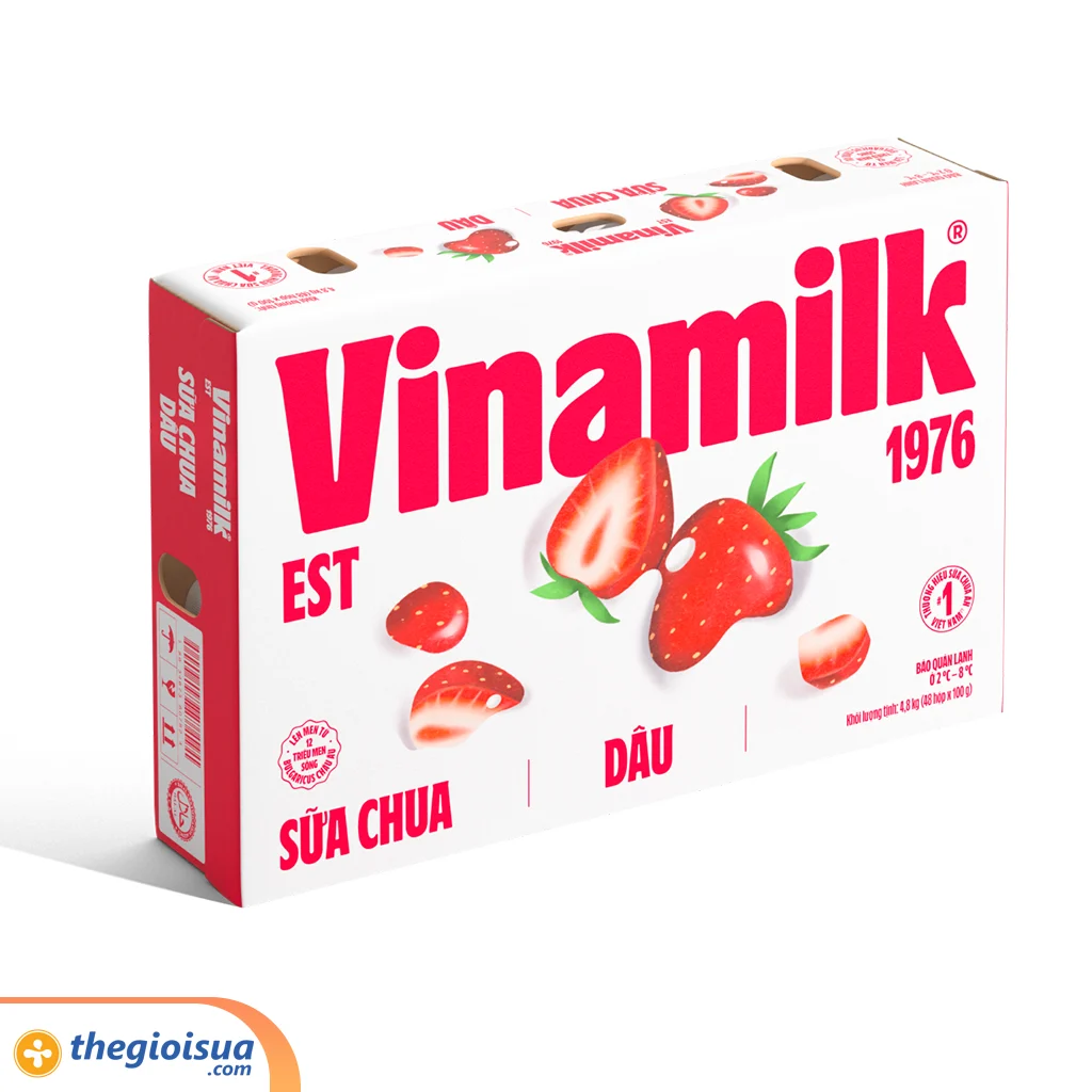 Sữa chua Vinamilk Dâu 100g