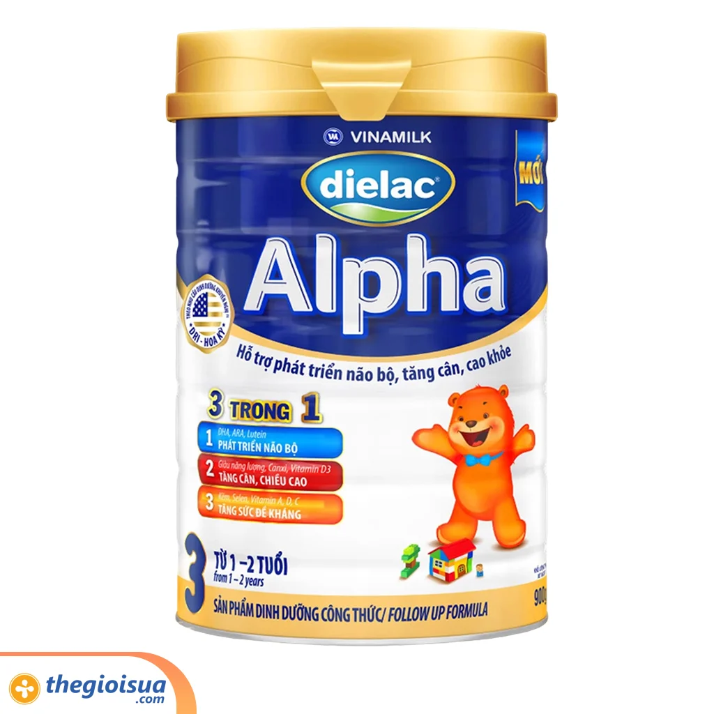 Sữa bột Dielac Alpha 3 900g