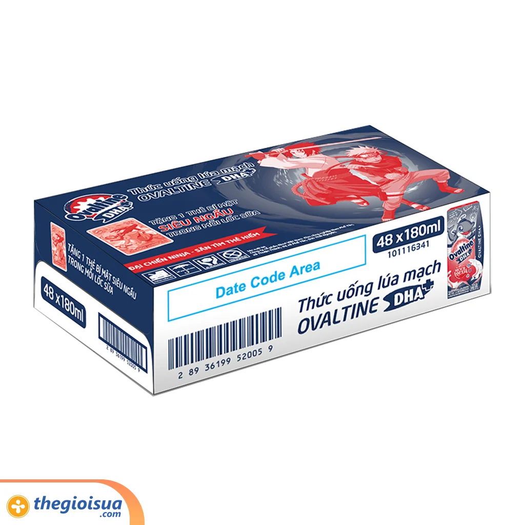 Sữa Ovaltine 180ml DHA