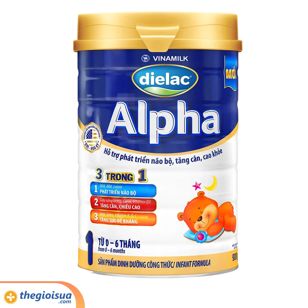 Sữa bột Dielac Alpha 1 900g