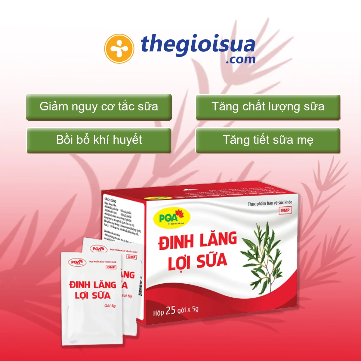 Đinh lăng lợi sữa 25 gói