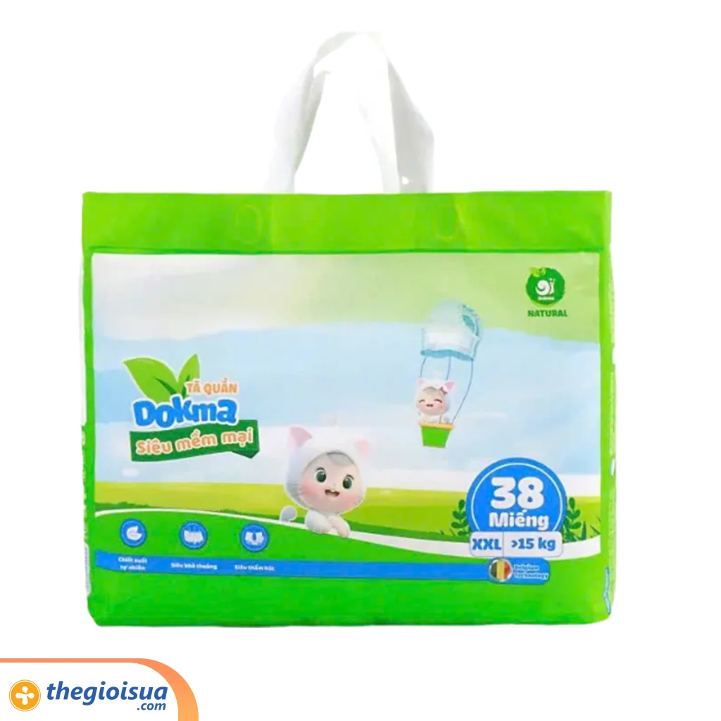 TÃ QUẦN DOKMA ECO BABY - XXL38