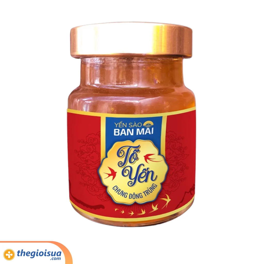 Yến sào Ban Mai – Tổ yến chưng đông trùng 70ml