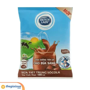 Sữa tiệt trùng CGHL Socola bịch 180ml – thùng 24 bịch