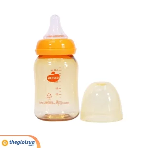 Bình sữa PPSU Wesser 180ml có tay cầm