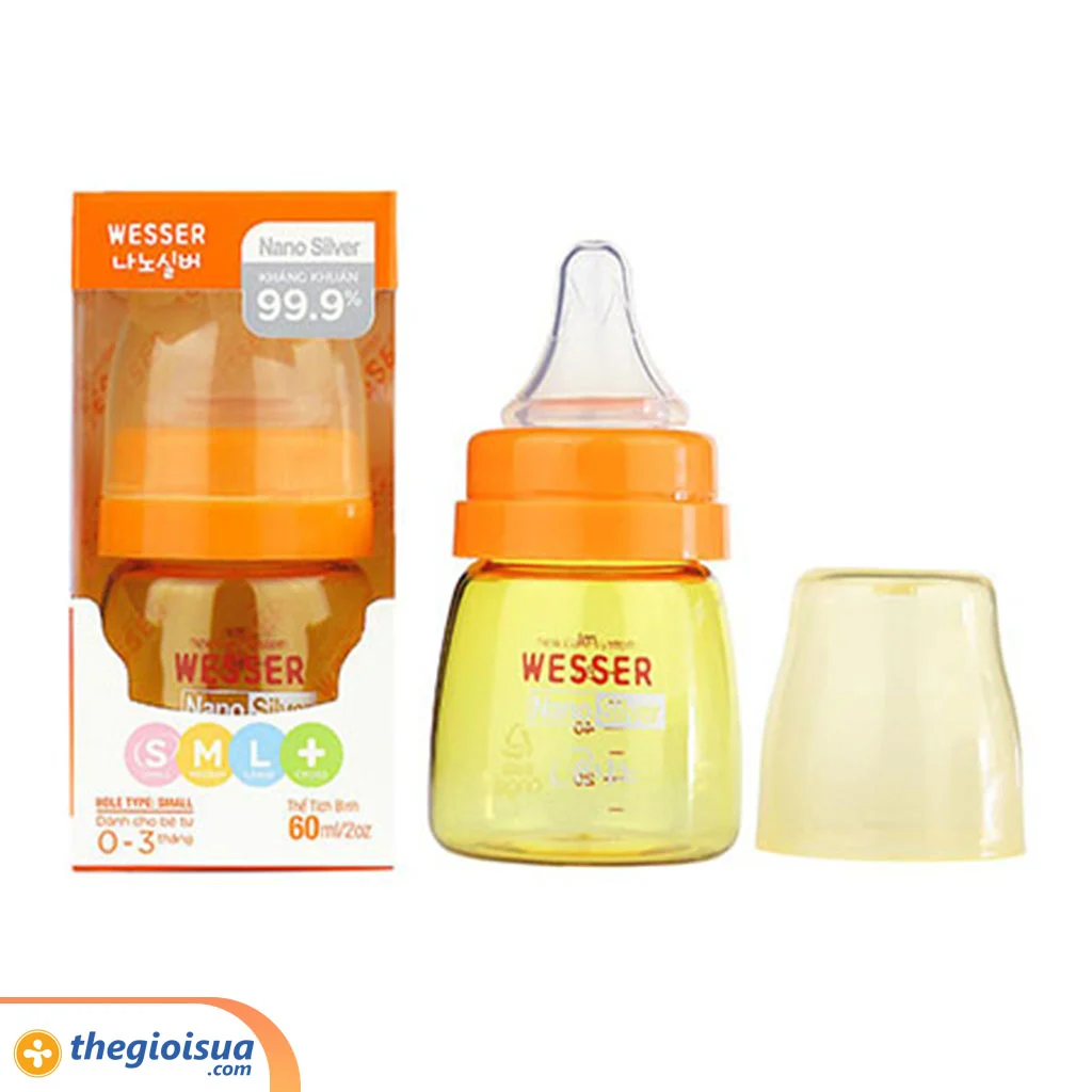 Bình sữa Wesser Nano 60ml