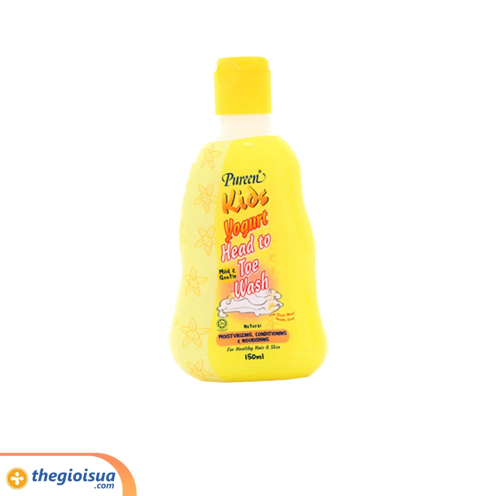 Sữa tắm gội Pureen trẻ em ( Sữa chua Vani) 150ml