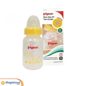 Bình sữa Pigeon PP tiêu chuẩn – Vịt vàng 120ml