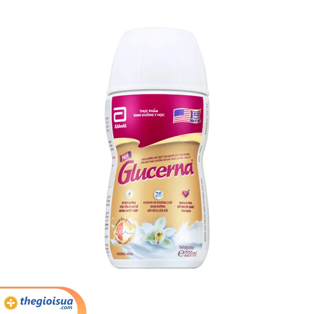 Sữa uống Abbott Glucerna hương vani 220ml (Lốc 6 chai)