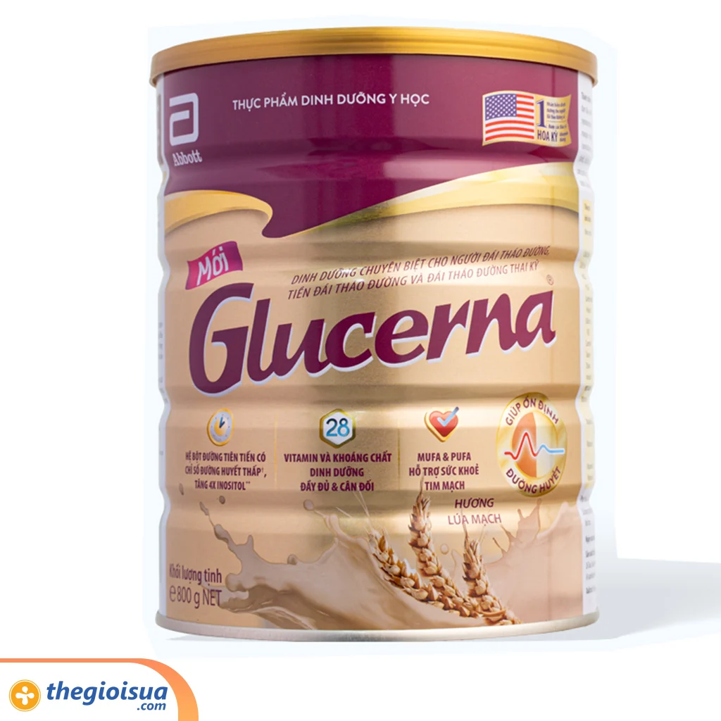 Abbott Glucerna hương lúa mạch 800g