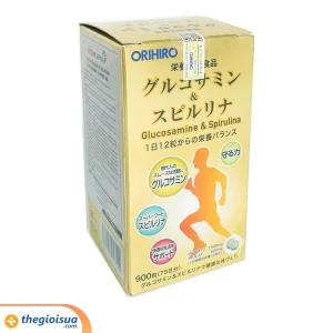 Thực phẩm bảo vệ sức khoẻ Glucosamine & Spirulina Orihiro