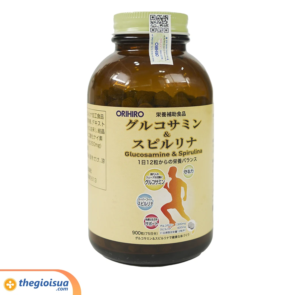 Thực phẩm bảo vệ sức khoẻ Glucosamine & Spirulina Orihiro