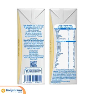 Sữa uống dinh dưỡng NUVI Grow height vị Chuối 110ml