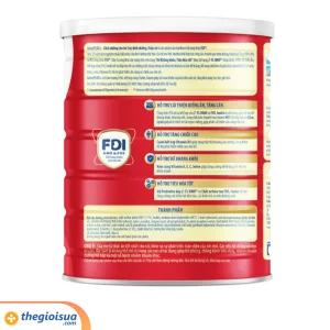 Sữa bột Nuti Grow PLUS đỏ 1+ 1,5kg (từ 1 tuổi)
