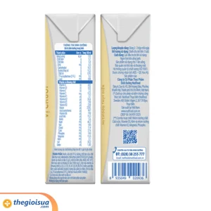 Sữa uống dinh dưỡng NUVI Grow height vị Chuối 180ml
