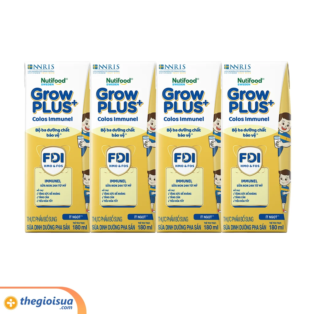 Sữa Pha Sẵn GrowPlus+ Colos Immunel HG 180ml