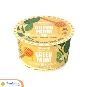 Sữa chua ăn cao đạm mật ong tự nhiên ngũ cốc VNM Greenfarm – hộp Flip cup 123g
