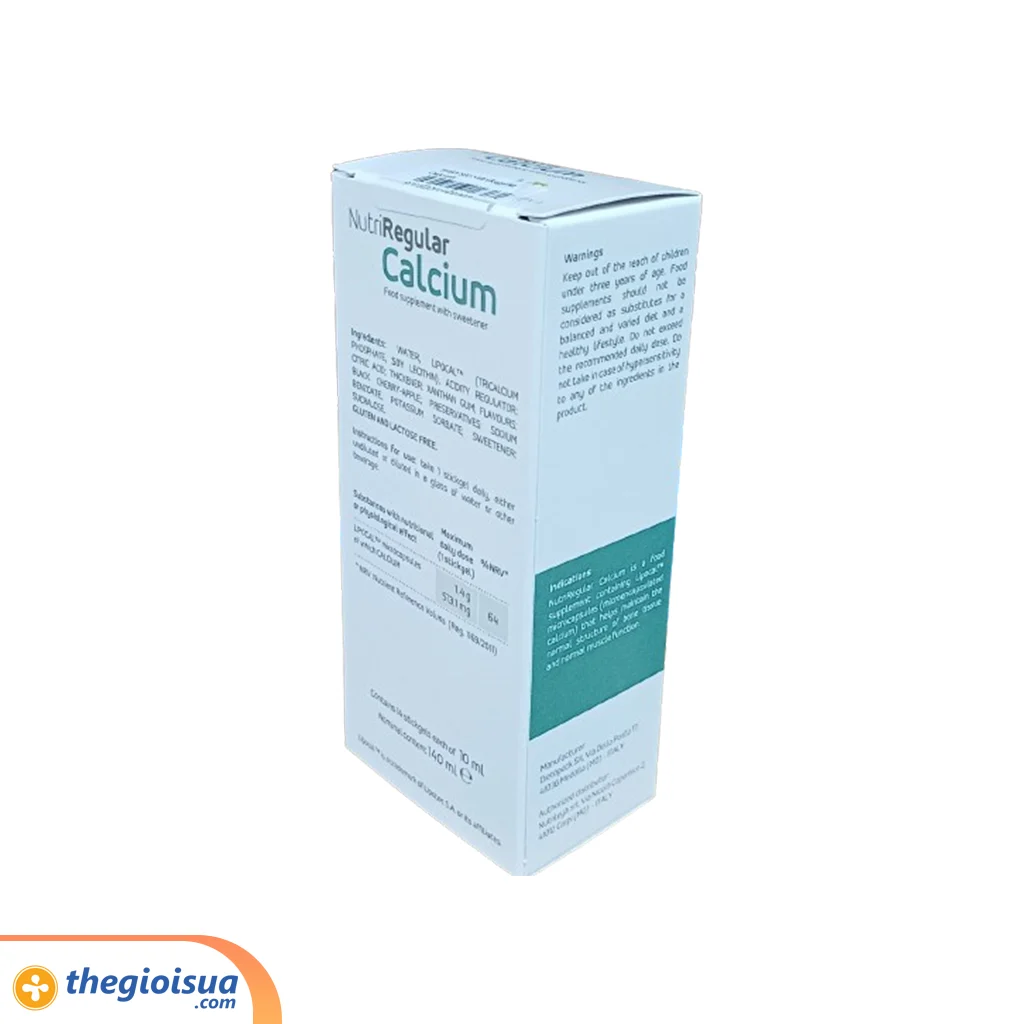 Thực Phẩm Bảo Vệ Sức Khỏe NutriRegular Calcium