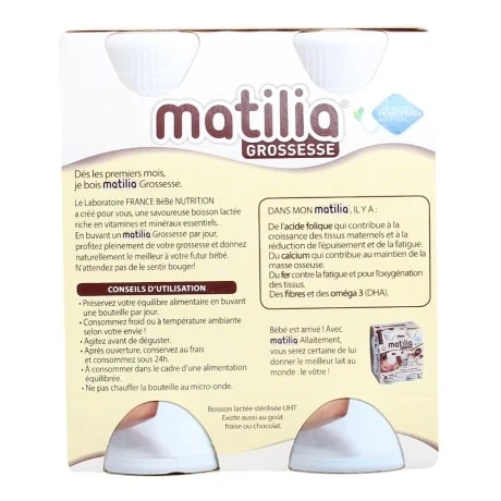 Sữa bầu Matilia hương vani 200ml