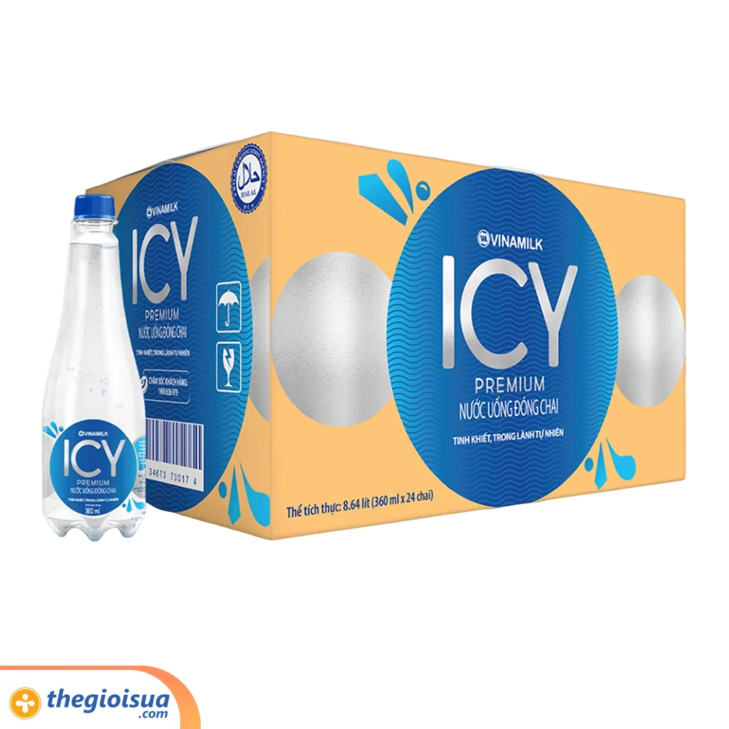 Nước uống đóng chai Vinamilk Icy Premium 450ml