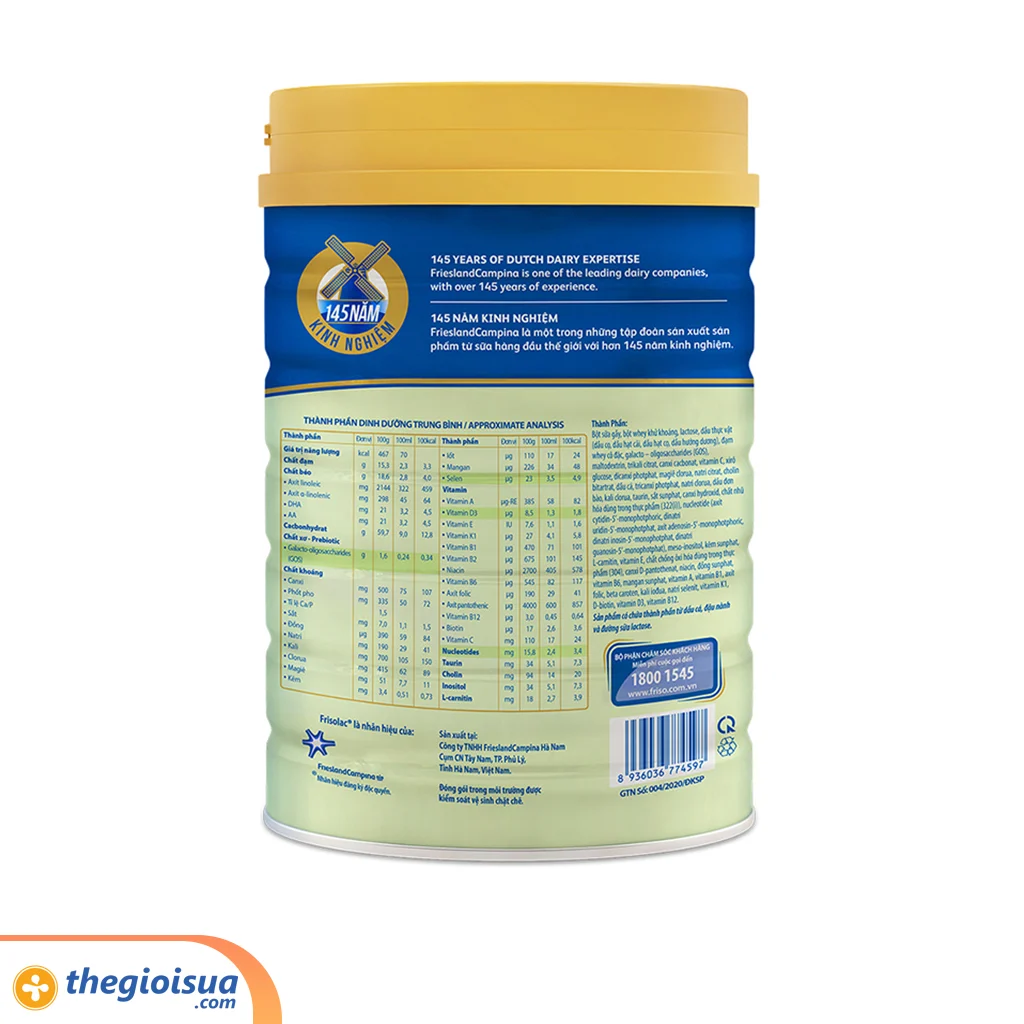 Sữa bột Frisolac Gold 2 380g
